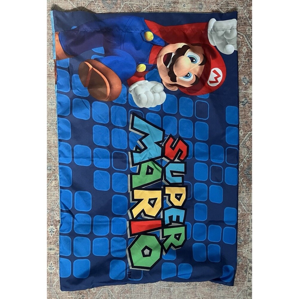 Super Mario Full Sheet And Two Standard Pillow Cases